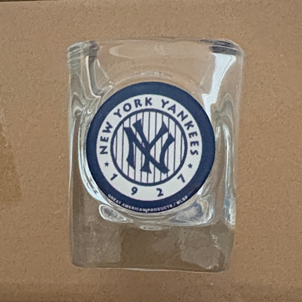 New York Yankees Glass Shot Glass